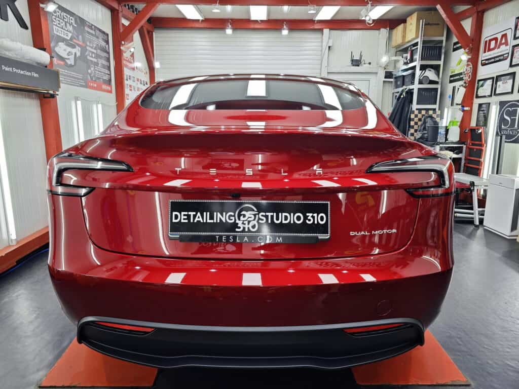 Tesla Model 3 Highland, полирана и защитена с керамично покритие Crystal Serum Ultra