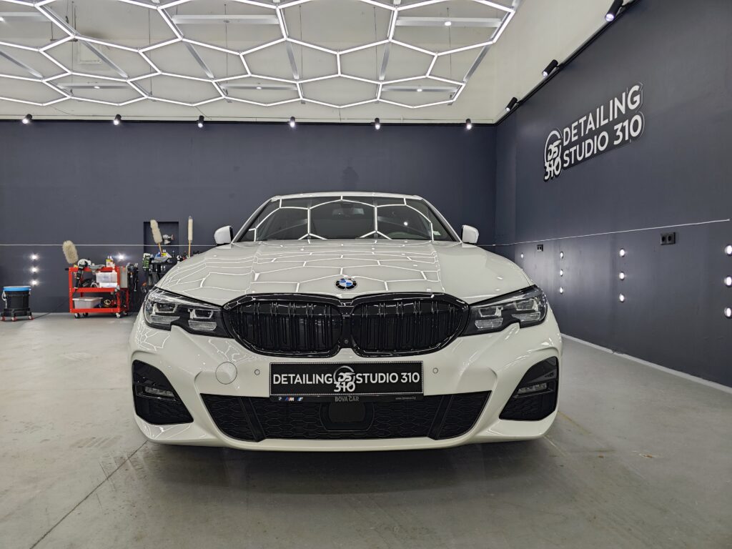 "Завършен детайлинг на BMW G20 с керамично покритие и защитно фоло PPF от Detailing Studio 310"