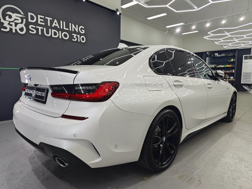"Завършен детайлинг на BMW G20 с керамично покритие и защитно фоло PPF от Detailing Studio 310"