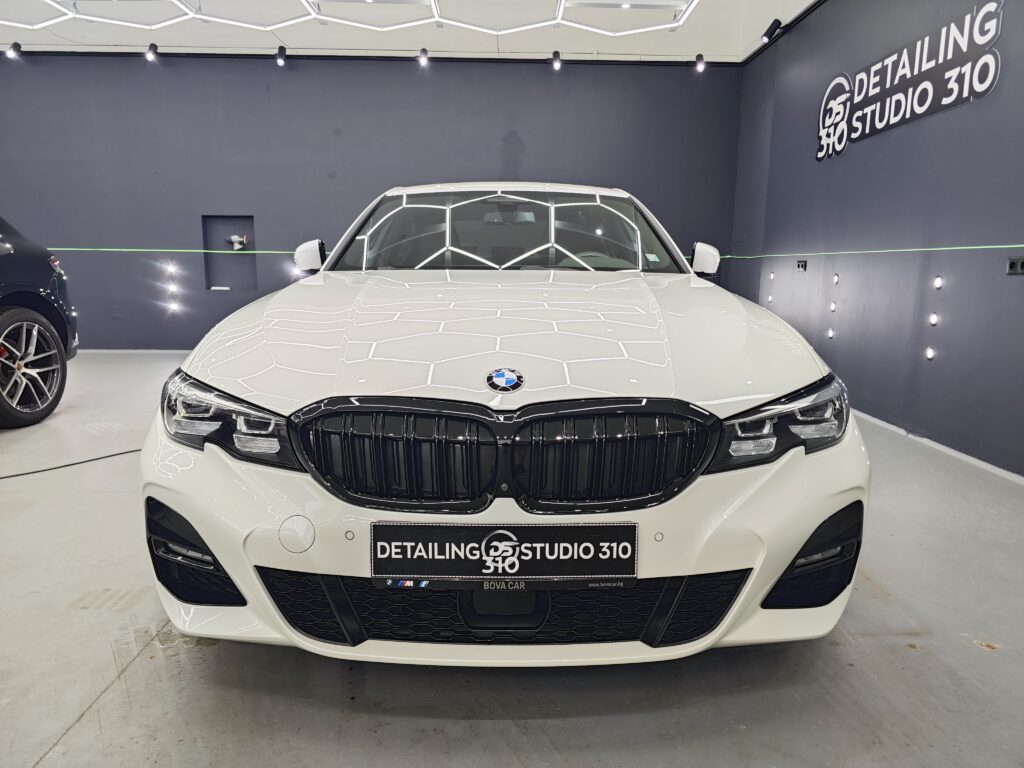 "Завършен детайлинг на BMW G20 с керамично покритие и защитно фоло PPF от Detailing Studio 310"
