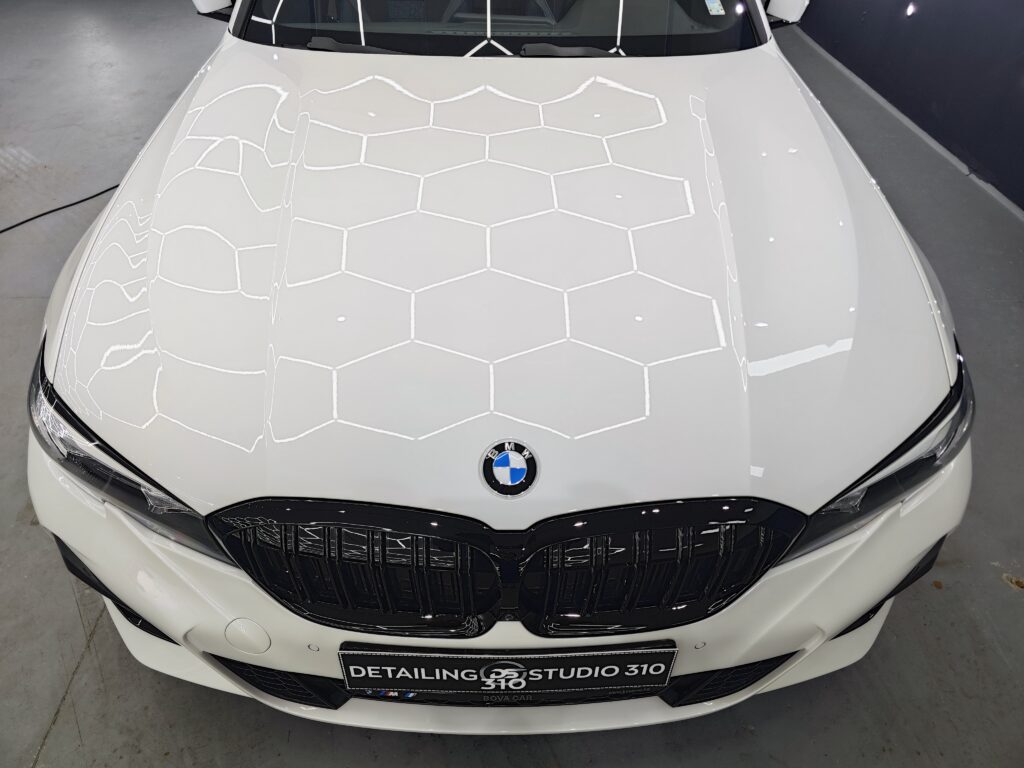 "Завършен детайлинг на BMW G20 с керамично покритие и защитно фоло PPF от Detailing Studio 310"