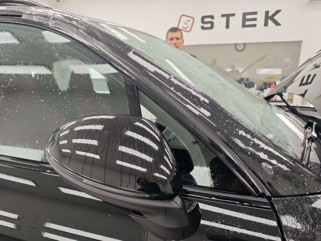 Черно Porsche Cayenne S след цялостна корекция на лака, PPF фолио и керамично покритие в Detailing Studio 310 София